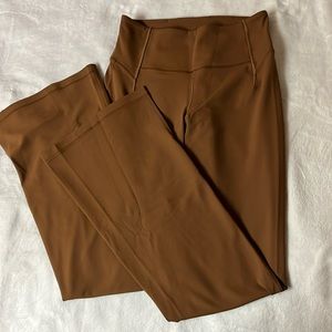 lululemon flare split bottom pants